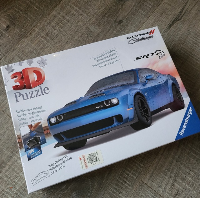 Dodge challenger ravensburger 3D puzzel